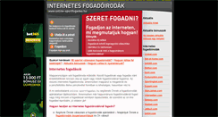 Desktop Screenshot of online-sportfogadas.hu